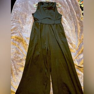 Cider brand black dressy jumpsuit